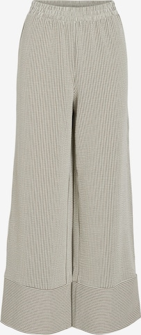Wide Leg Pantalon 'VIStriplo' VILA en beige : devant