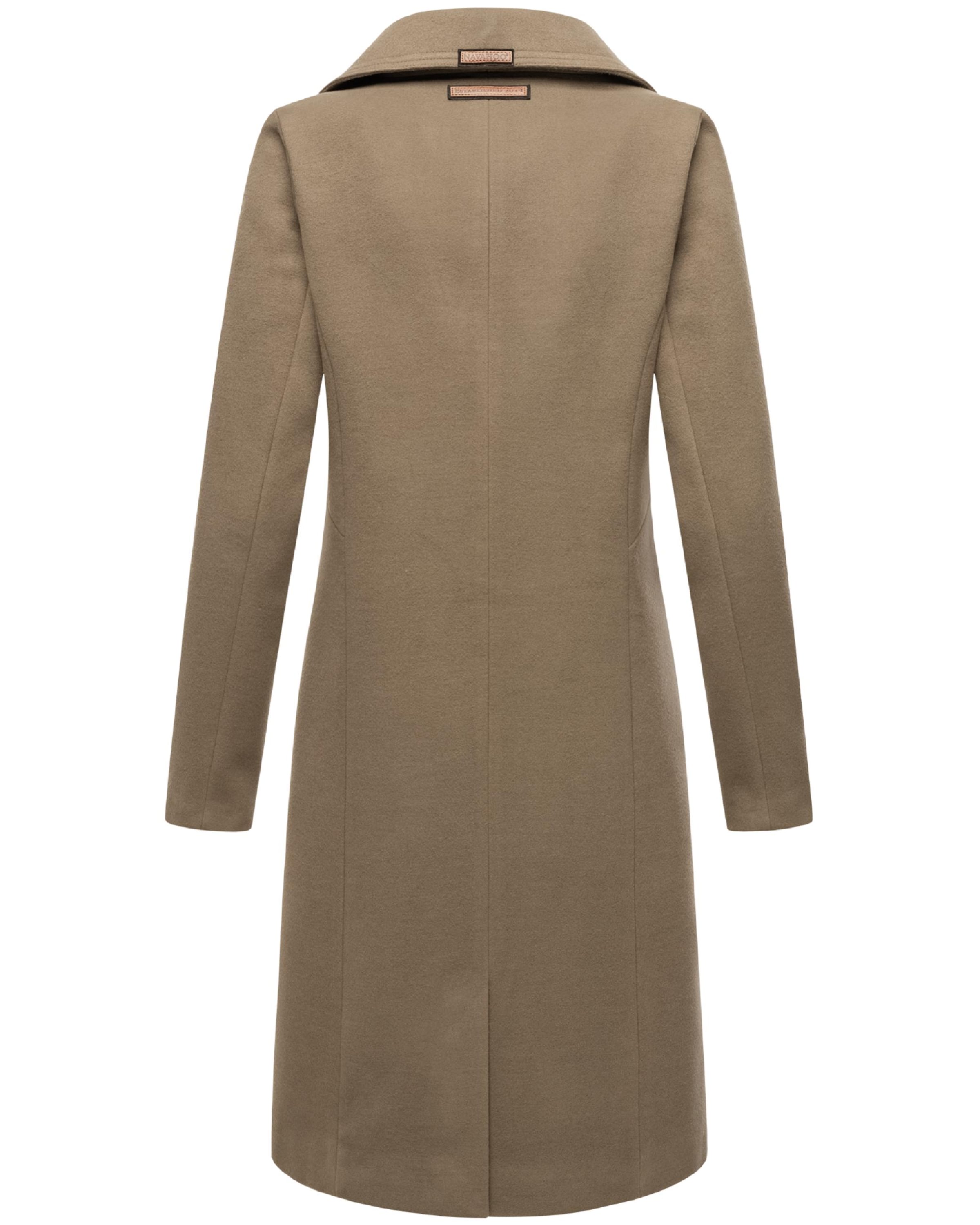 Manteau mi-saison 'Wooly' NAVAHOO en marron