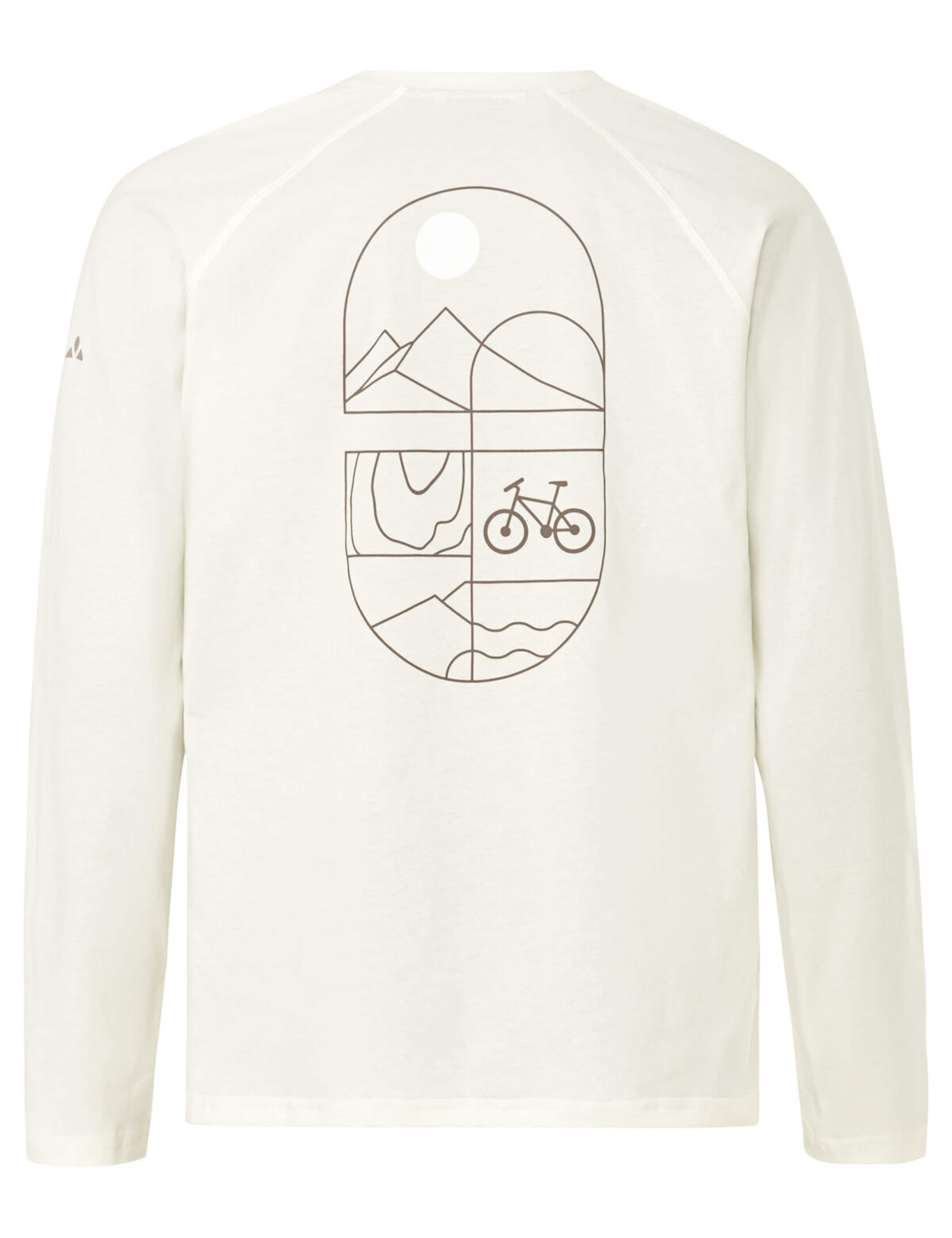 VAUDE Functioneel shirt 'Cyclist' in Wit