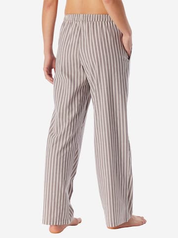 SCHIESSER Pajama pants ' Mix Relax ' in Brown