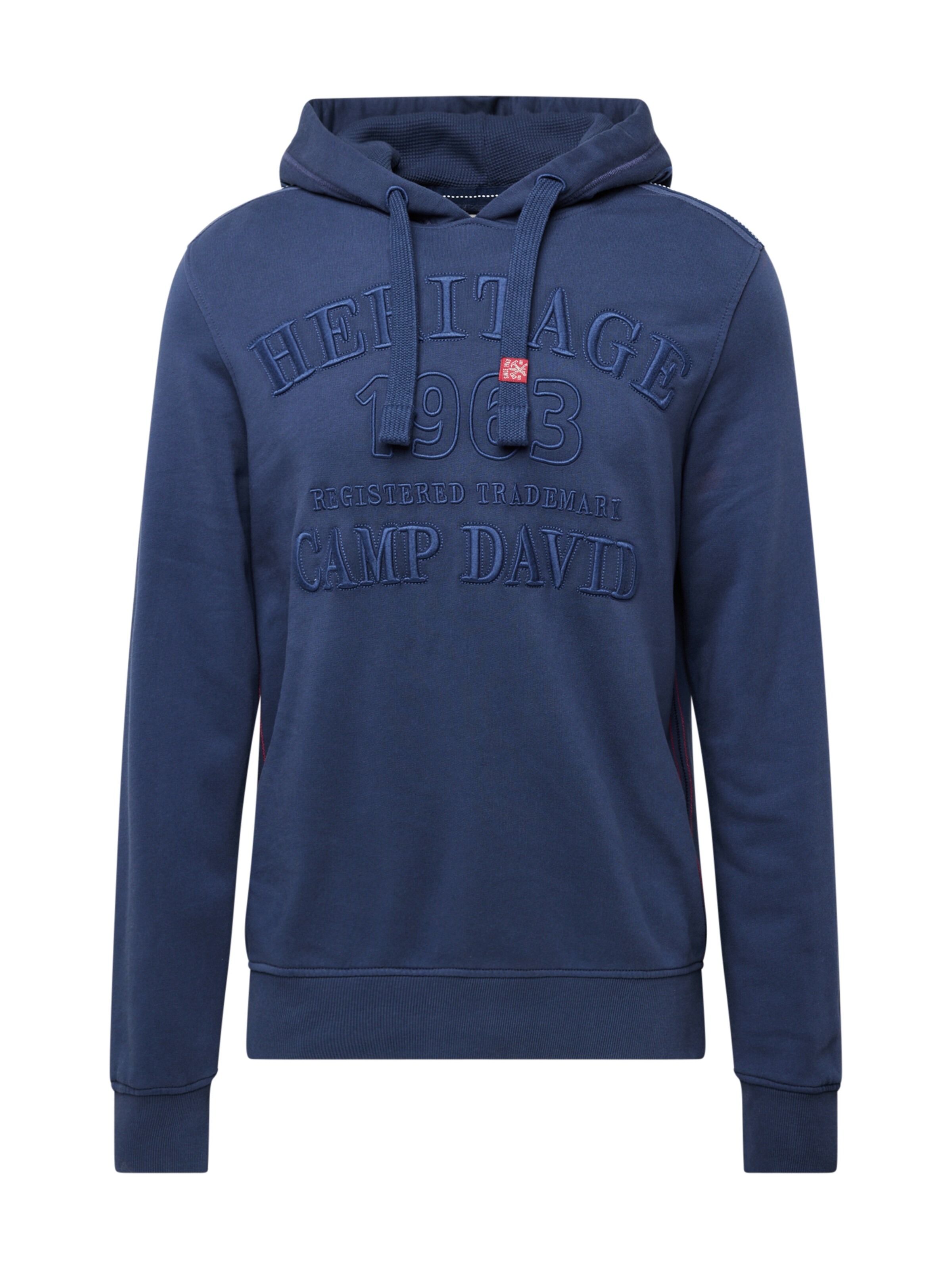 CAMP DAVID Sweatshirt 'The Craftsmen' in Blauw: voorkant