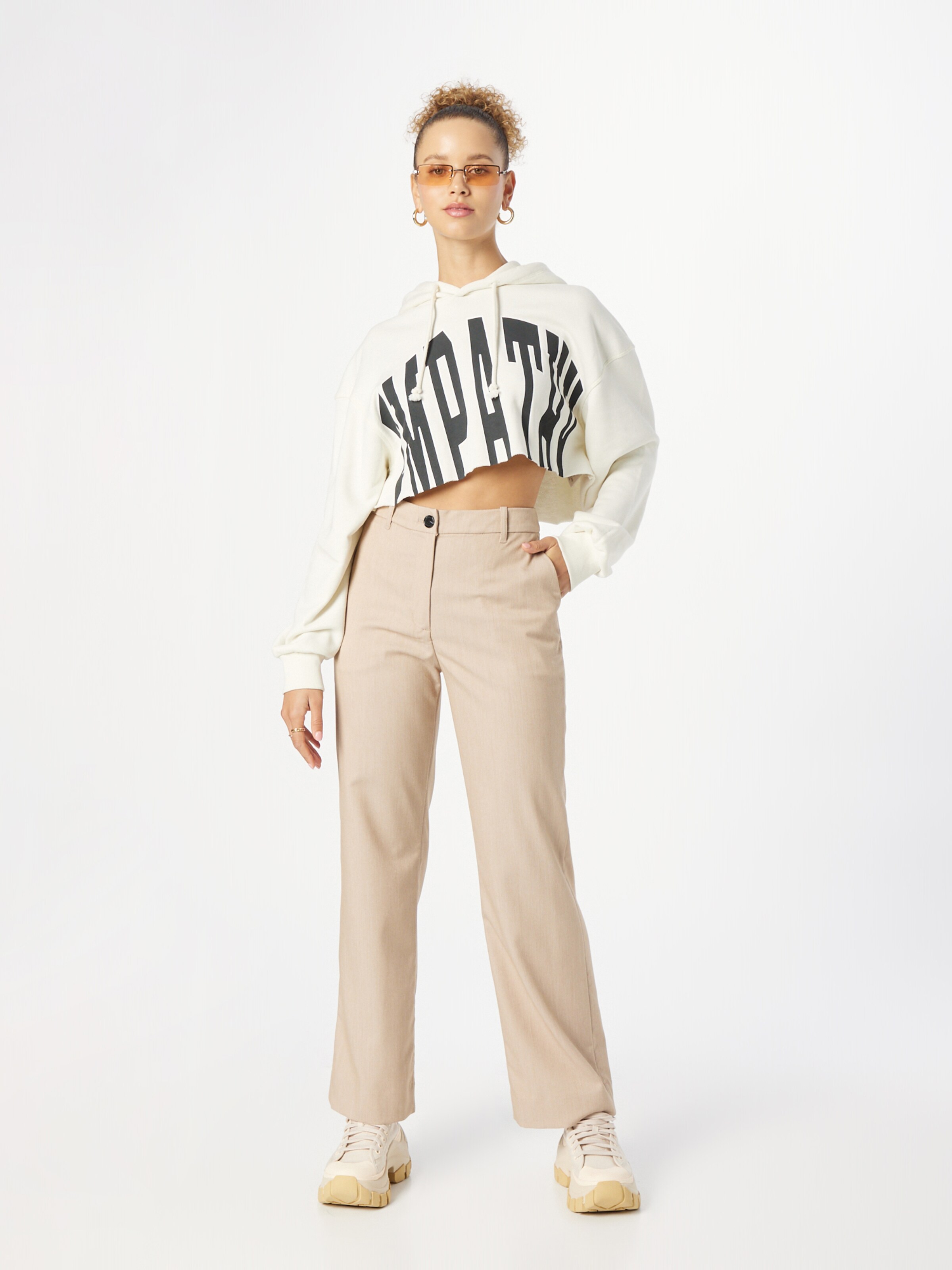 Monki wide 2025 leg trousers