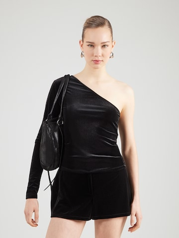 juoda ABOUT YOU Marškinėliai 'Meline': priekis