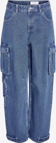 Noisy may Loose fit Cargo Jeans 'RASMINE' in Blue: front