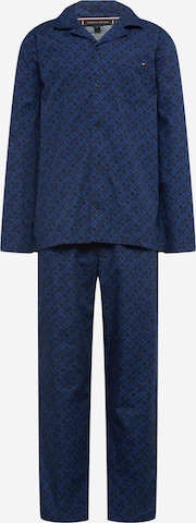 Tommy Hilfiger Underwear Long Pajamas in Blue: front