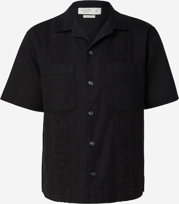 juoda Abercrombie & Fitch Patogus modelis Marškiniai 'MAR4': priekis