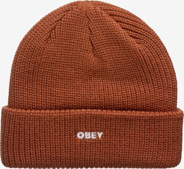 Obey Beanie 'Future' in Brown: front