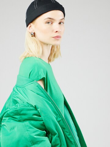 VERO MODA Obleka 'AVA' | zelena barva