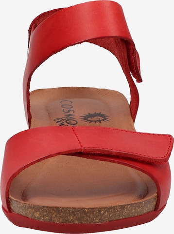 Sandale de la COSMOS COMFORT pe roșu
