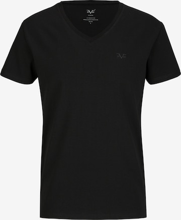 19V69 ITALIA T-Shirt in Schwarz: Vorderseite