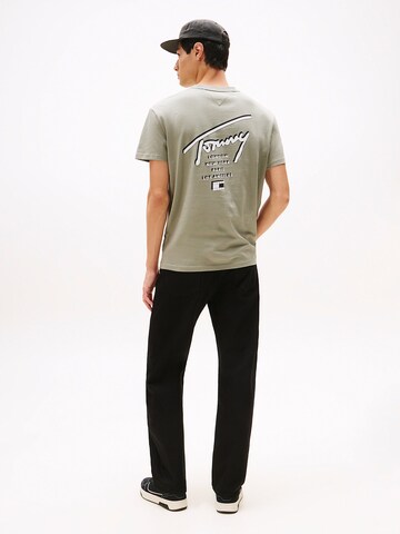 T-Shirt 'City' Tommy Jeans en vert