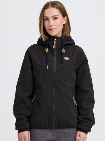 Oxmo Übergangsjacke ' OXTinna ' in Schwarz: Vorderseite