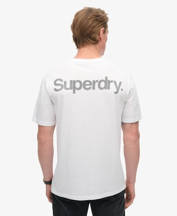 Superdry Μπλουζάκι 'City' σε λευκό: μπροστά