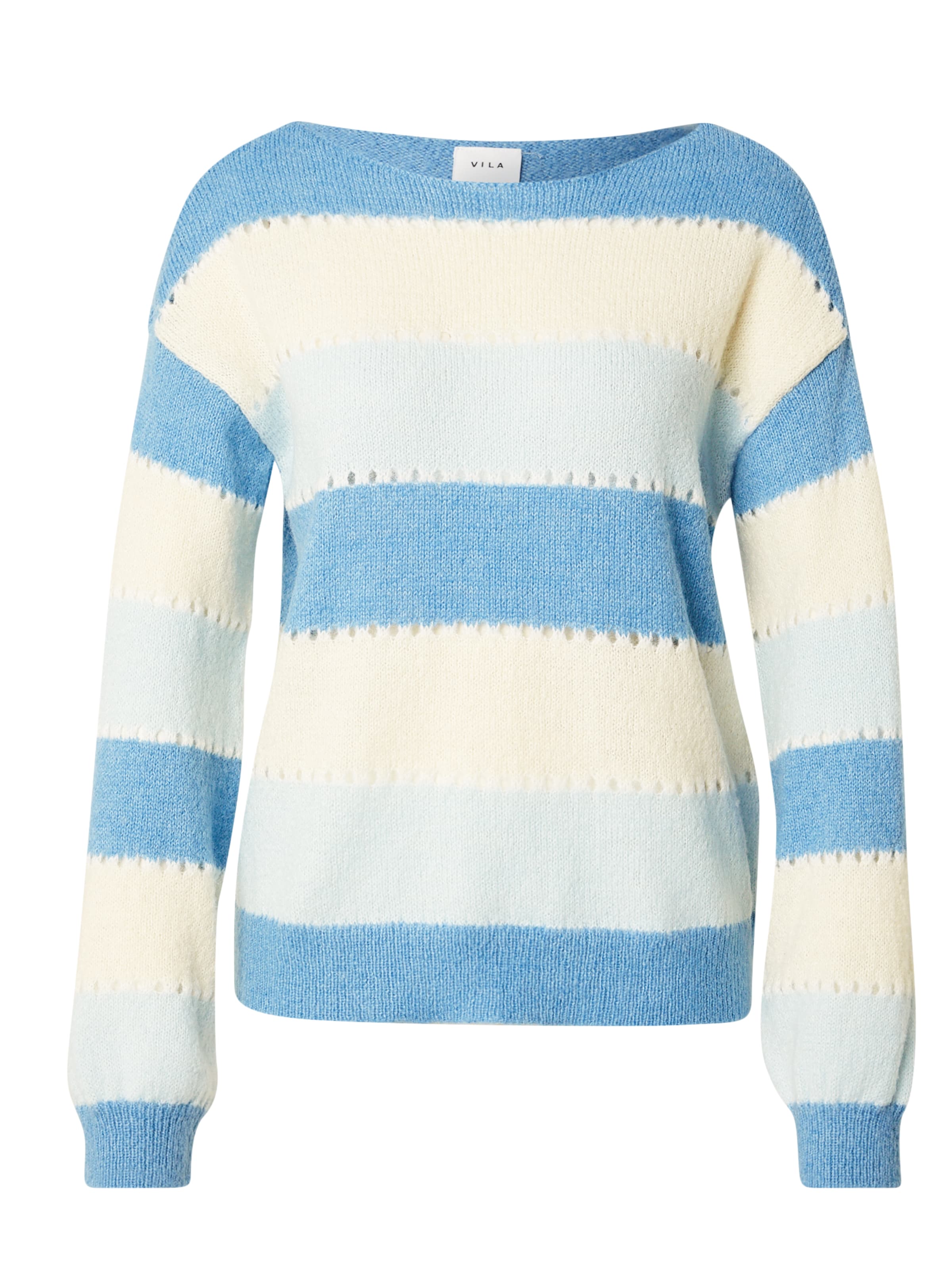 VILA Trui in Blauw: voorkant