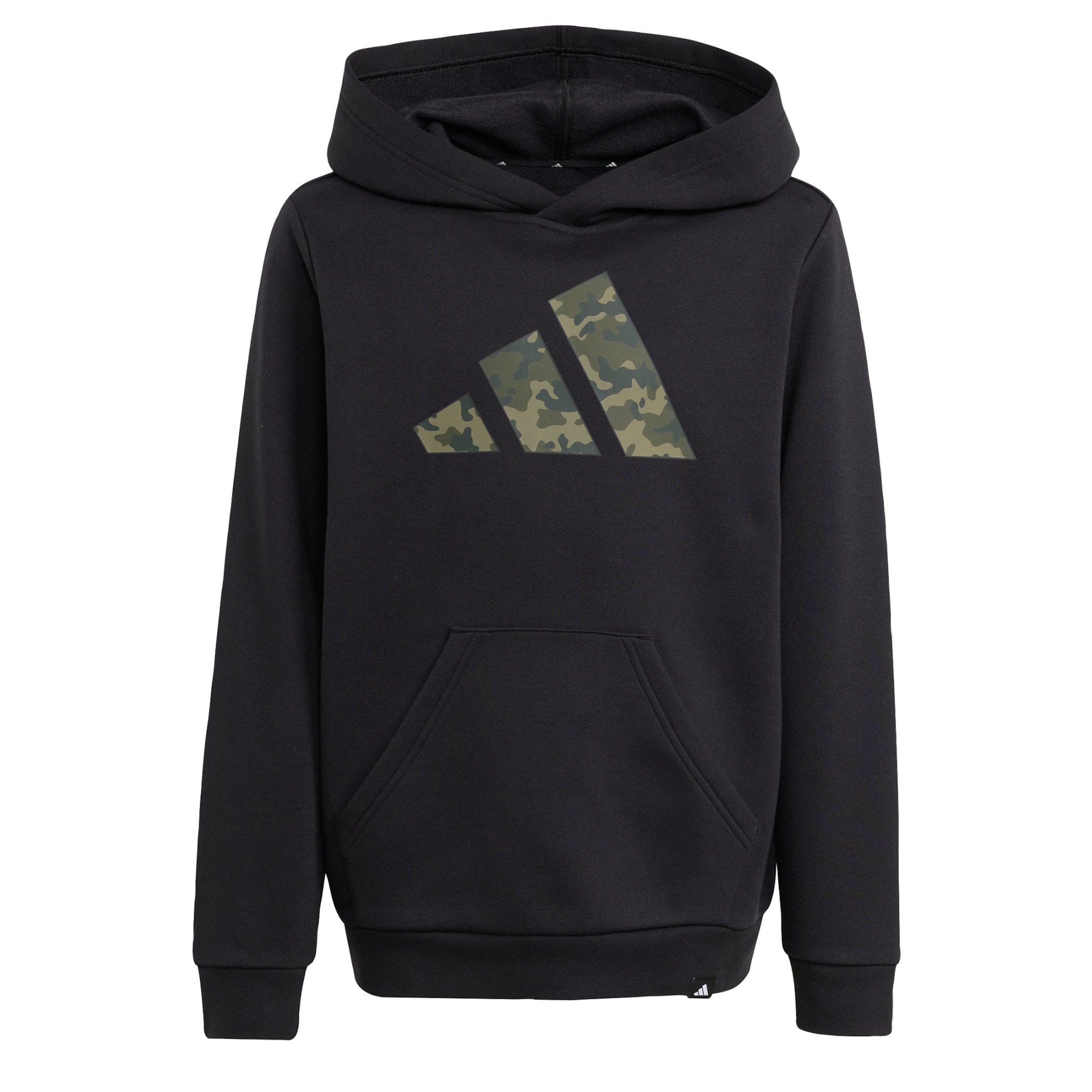 ADIDAS SPORTSWEAR Αθλητική μπλούζα φούτερ 'Camo Graphic Hoodie' σε μαύρο: μπροστά