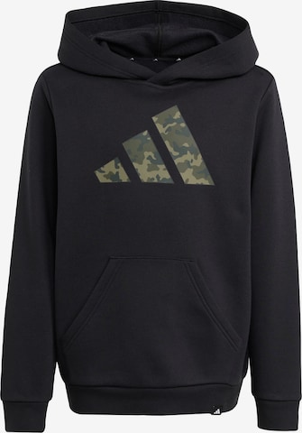 ADIDAS SPORTSWEAR Sportsweatshirt 'Camo Graphic Hoodie' in Schwarz: Vorderseite