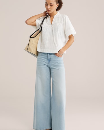 WE Fashion - Blusa en blanco