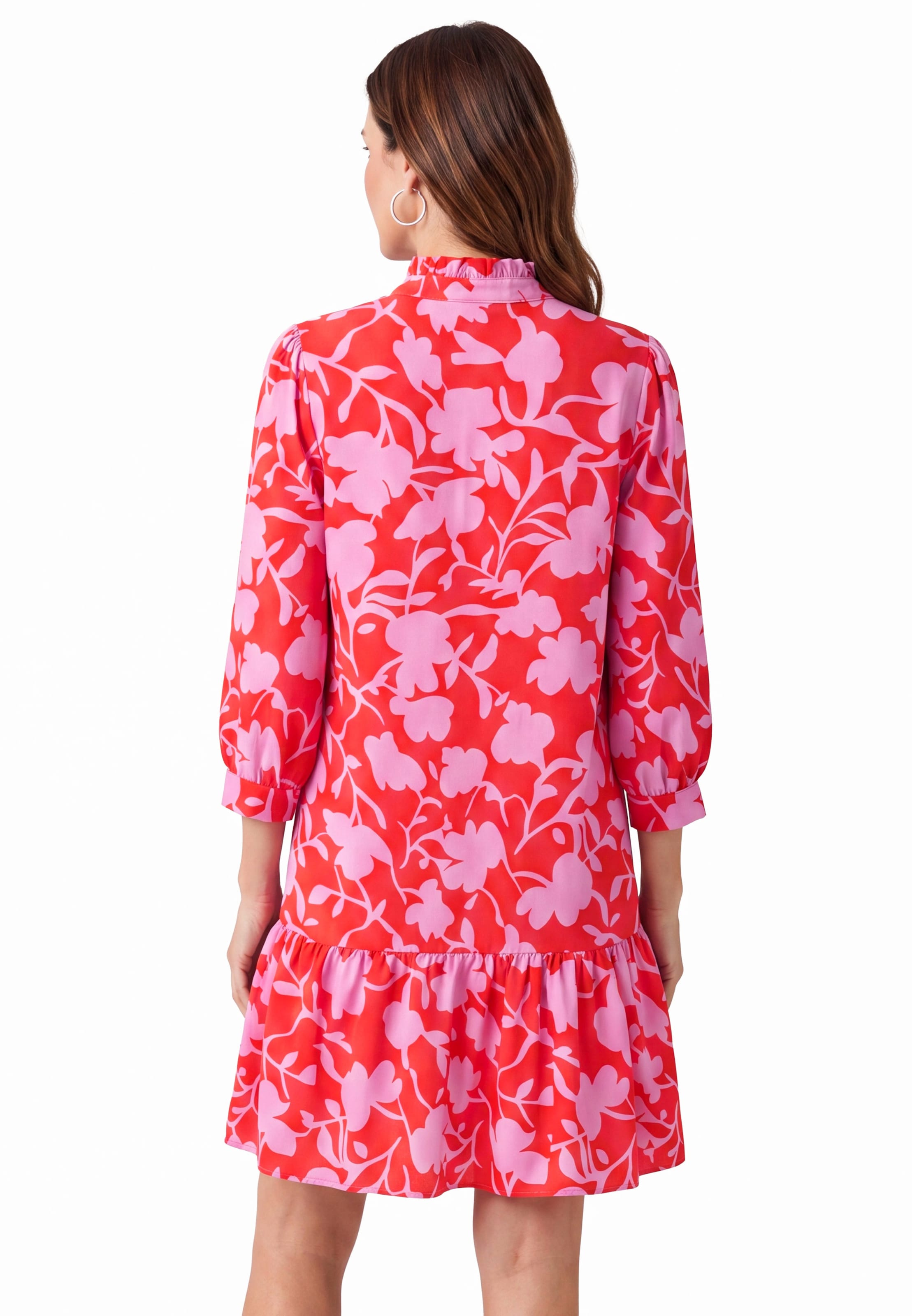 Usha - Vestido en rojo