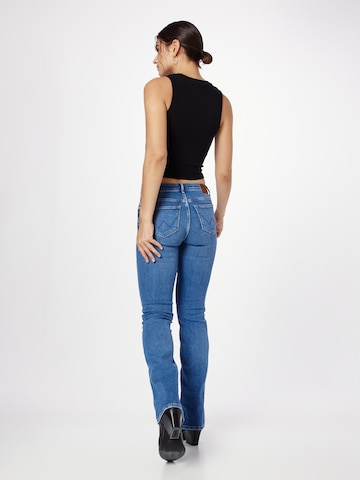 WRANGLER Bootcut Džíny – modrá