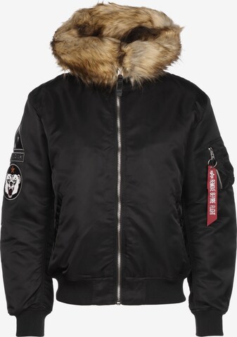 ALPHA INDUSTRIES Jacke in Schwarz: predná strana