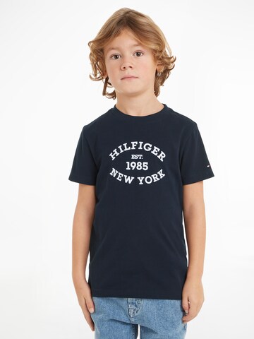 T-Shirt TOMMY HILFIGER en bleu : devant