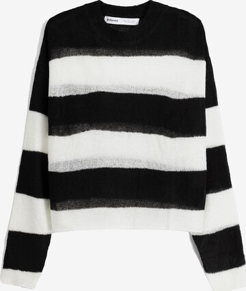 Bershka Sweater in Black: front