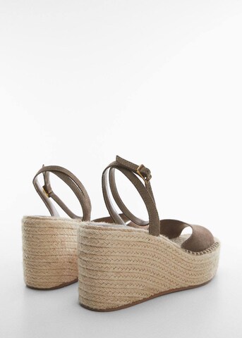 MANGO Sandale 'alex' in Beige