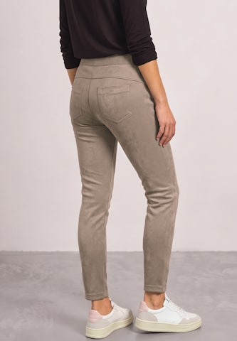 STREET ONE Slimfit Nadrág 'Hope' - bézs