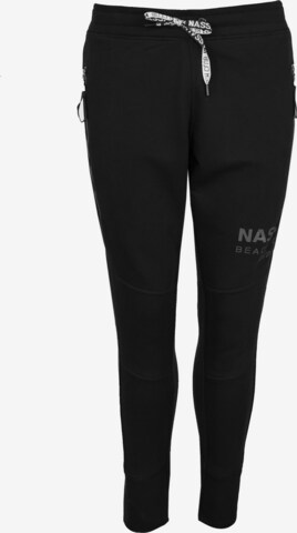 NASSAU Beach Club Regular Pants ' NB22006 ' in Black: front