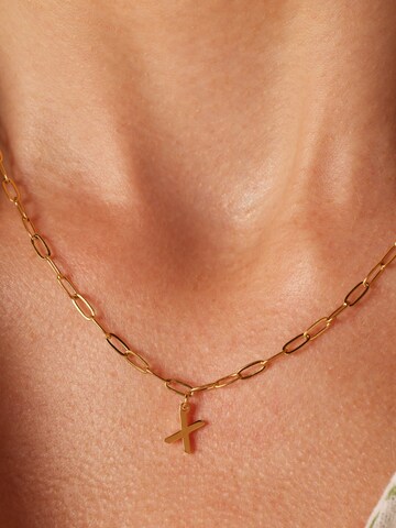 Lucardi Necklace in Gold