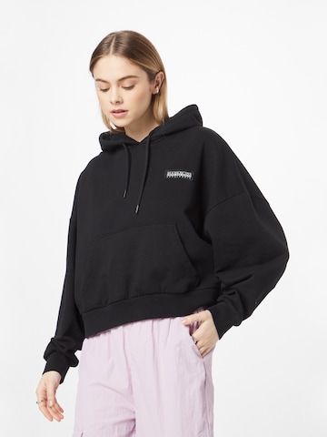 NAPAPIJRI Sweatshirt in Zwart: voorkant