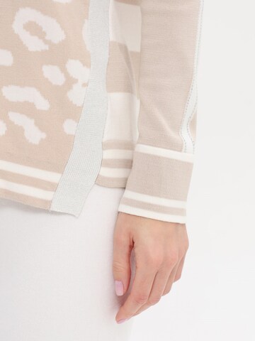 Passioni Pullover in Beige