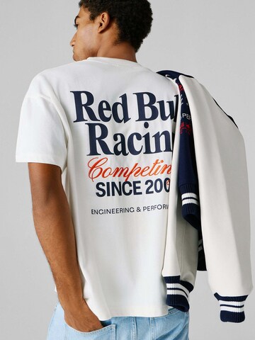 Red Bull Racing x Pepe Jeans T-Shirt 'COMPETING TEE' in Weiß