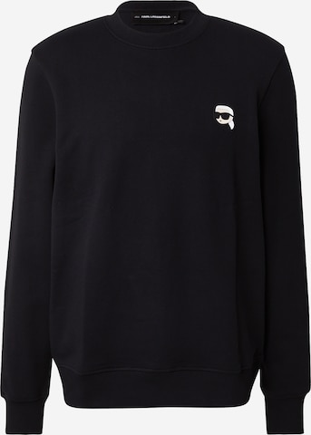 Karl Lagerfeld Sweatshirt 'Ikonik 2.0' in Schwarz: Vorderseite