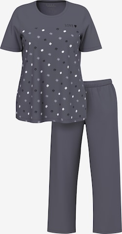 Ulla Popken Pyjama in Grau: Vorderseite
