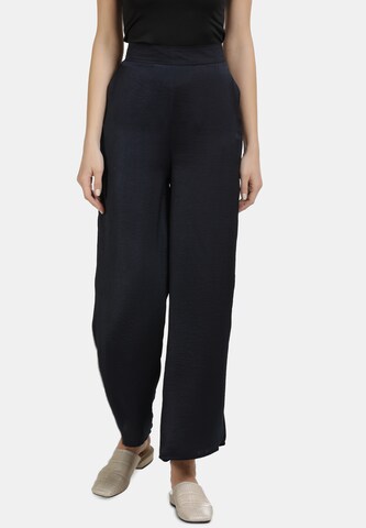 Wide Leg Pantalon DreiMaster Vintage en noir : devant