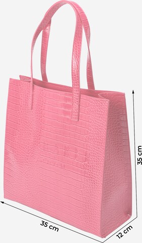 Ted Baker Μεγάλη τσάντα 'Croccon' σε ροζ