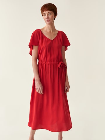 TATUUM Obleka 'OSTA' | rdeča barva: sprednja stran