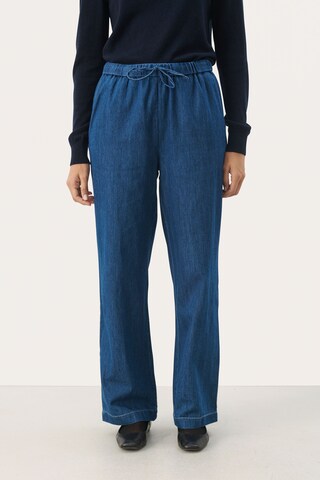 Part Two Loosefit Bukser 'Joanina' i blå