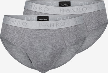 Hanro Panty 'Cotton Essentials' in Grey: front