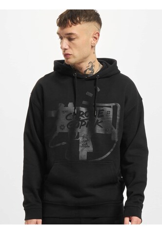 DEF Sweatshirt 'U.Ü.B x' in Schwarz