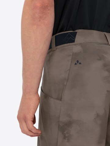 VAUDE Regular Outdoor trousers 'Loamer' in Brown