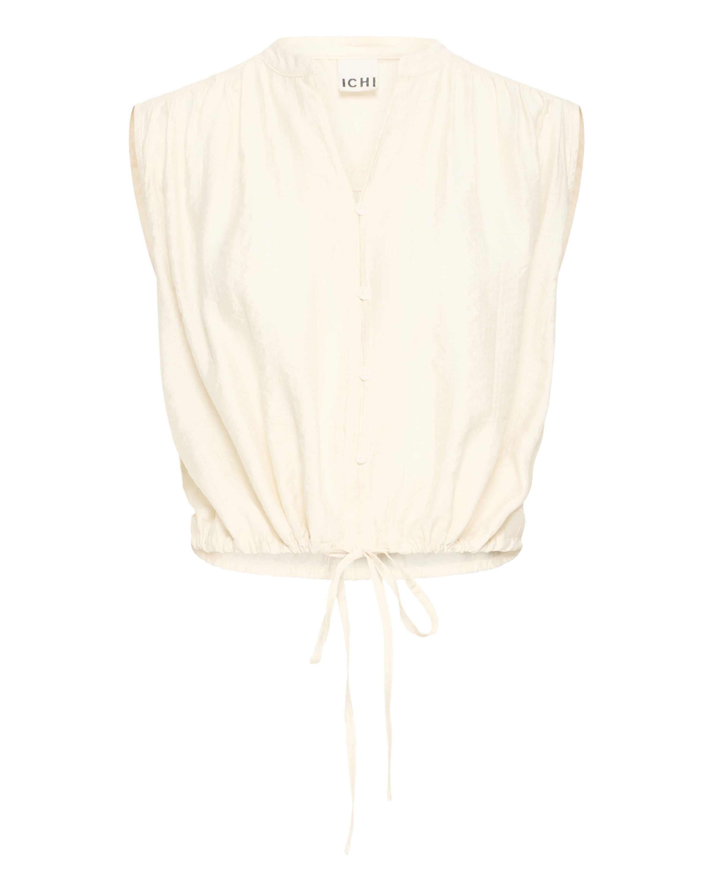 ICHI Blouse 'ELVIAS' in Beige: voorkant