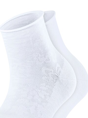 ESPRIT Socken 'Lacy Flowers 2-Pack'‌‌‌‌‌‌ in Weiß