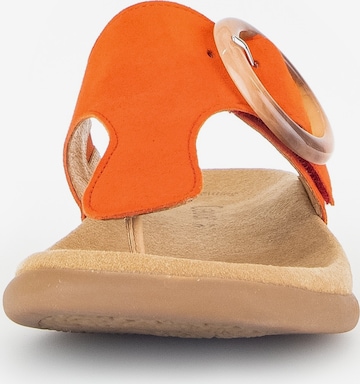 GABOR T-Bar Sandals 'Dianette' in Orange