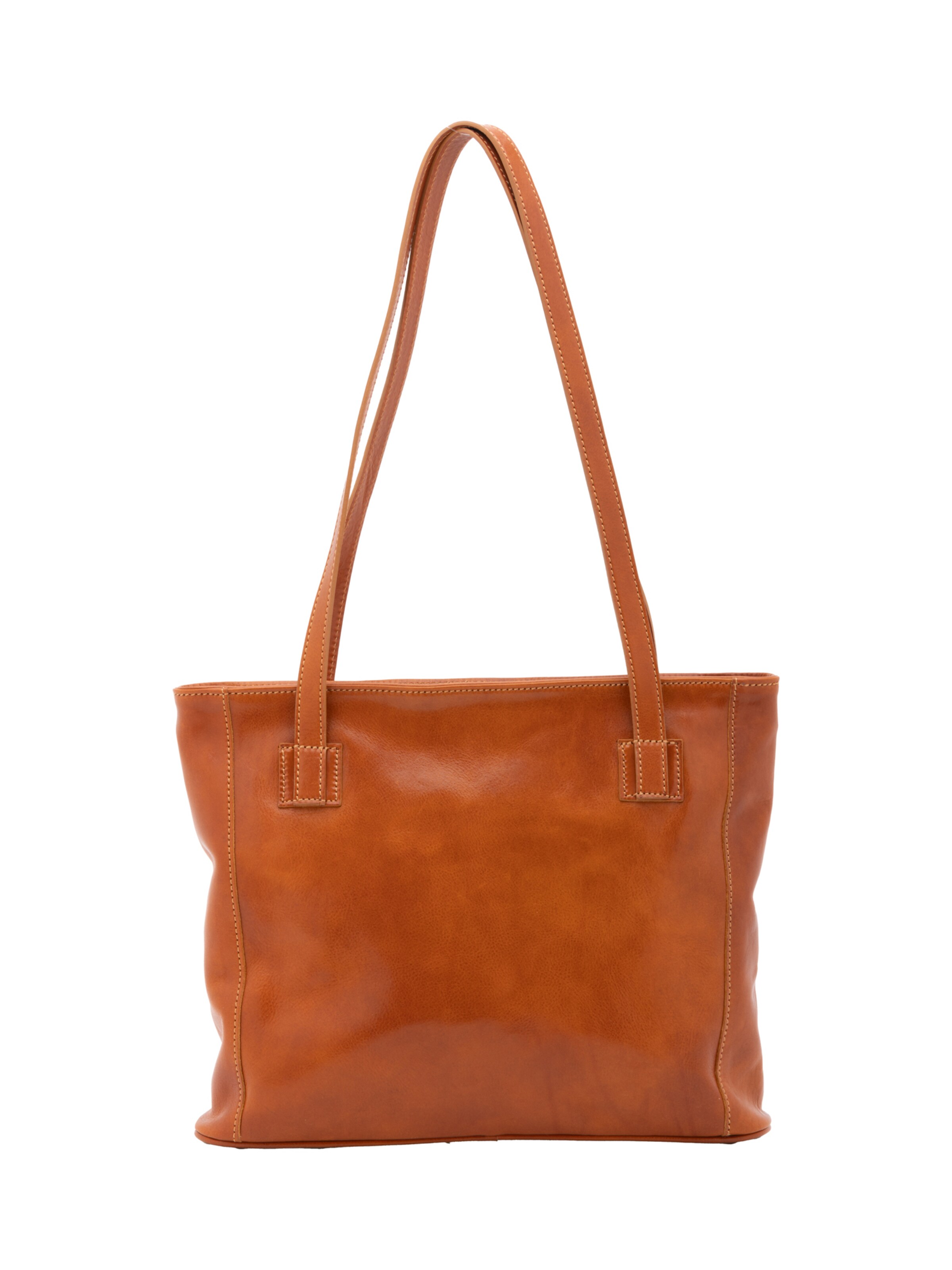 Borsa a spalla 'Borsa a Spalla Donna Cressa Vera Pelle Vacchetta - Chiusura Zip' di I Fratelli in beige