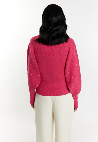 Pullover 'Caneva' di faina in rosa