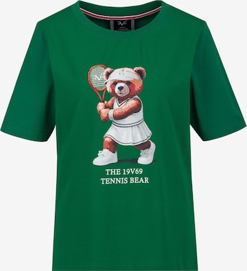 19V69 ITALIA Shirt 'TENNIS BEAR' in Green: front