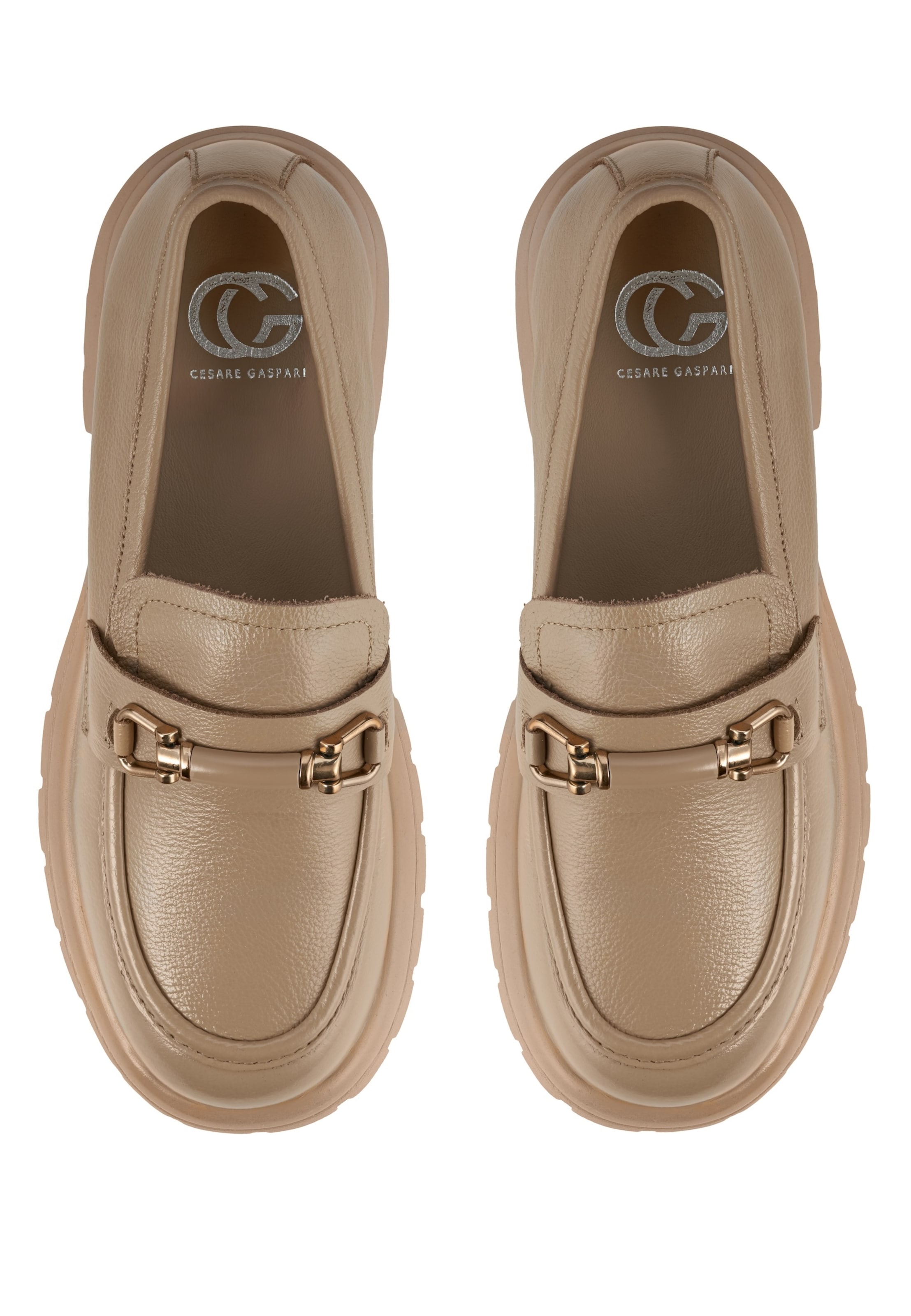 CESARE GASPARI Slip-ons in Beige