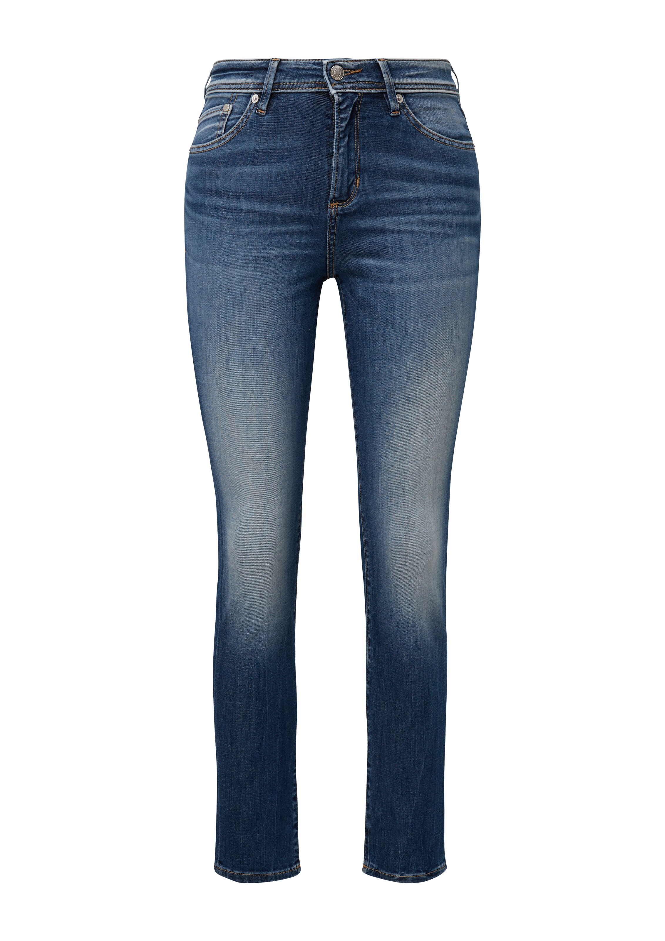 s.Oliver Úzky strih Džínsy 'Betsy' - Modrá: predná strana